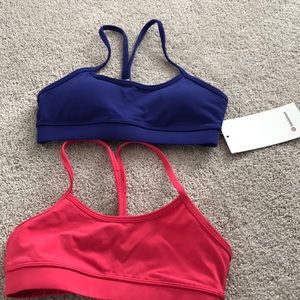 two lululemon sports bras both size 2
